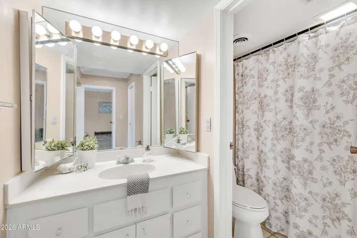 Downstairs primary bathroom