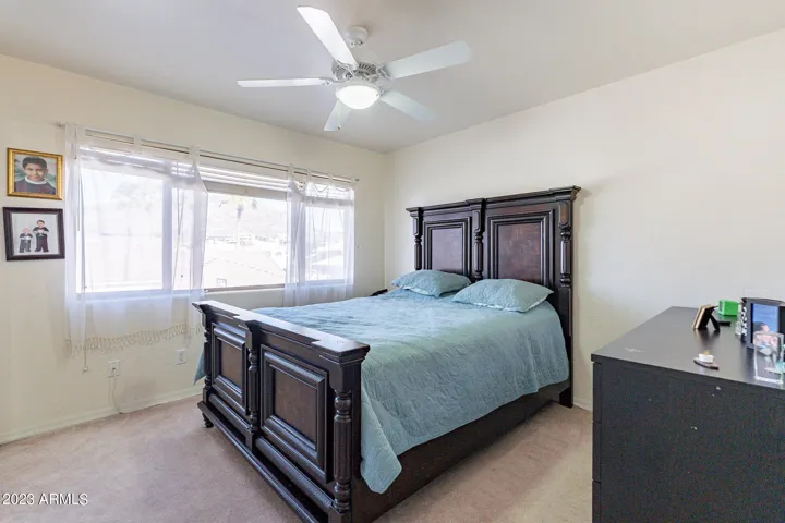 This is the smallest bedroom and is still very spacious. This is the only room without a balcony.