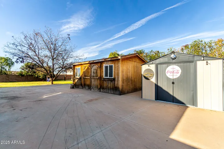 Additional sheds/storage
