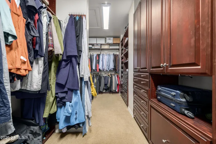 Plenty of cabinetry, drawers, & shelves.