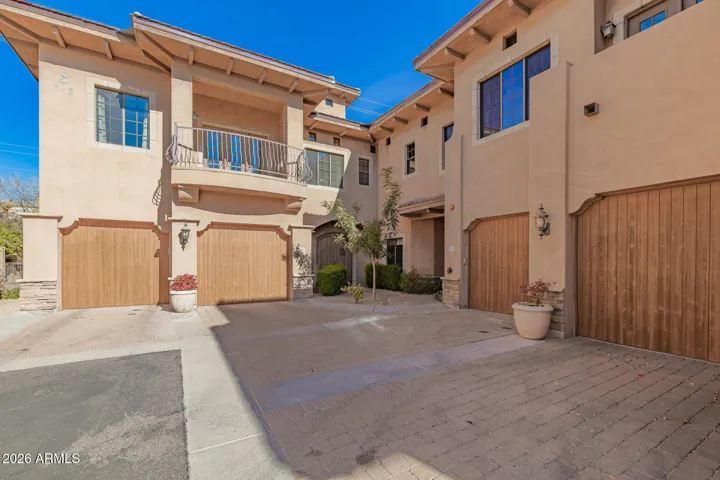Extra space to park on the paver driveway.