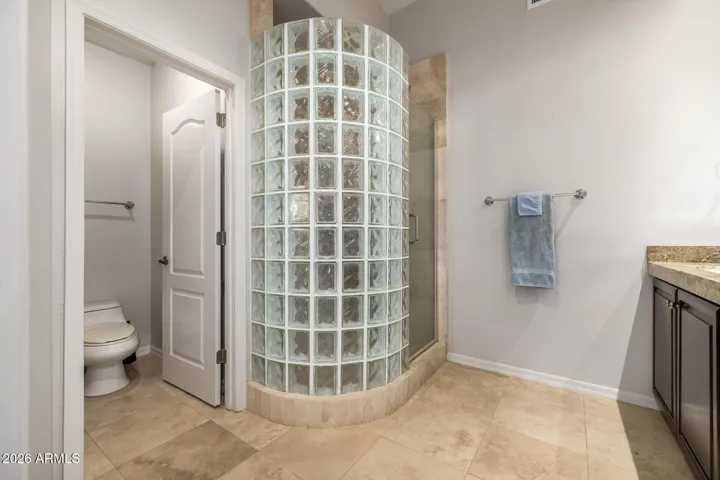 Private toilet room.