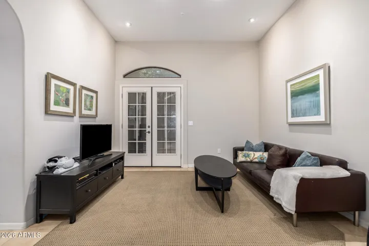 Den just off of the foyer that offers a flexible space to fit your needs.