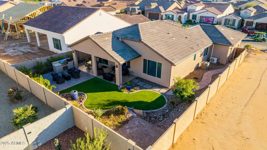 Drone picture of property