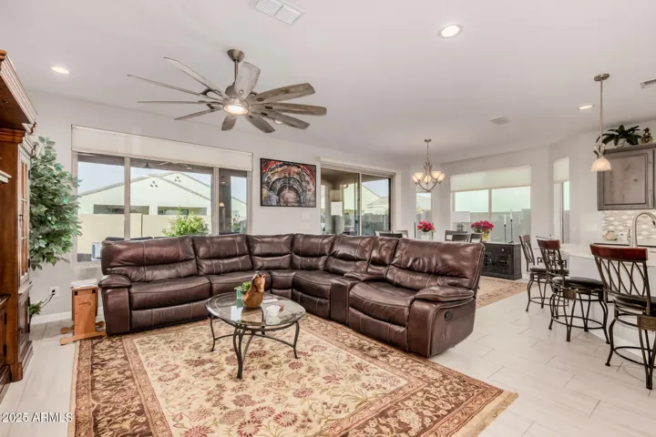 The Great Room is open to any area desired