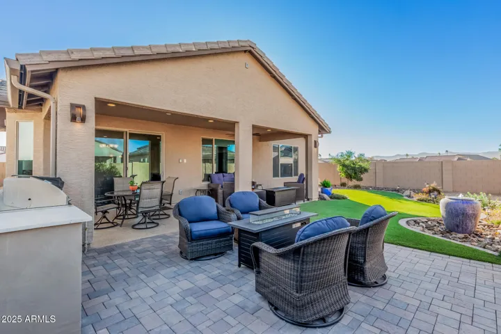 Extended Paver Patio adds more entertaining room