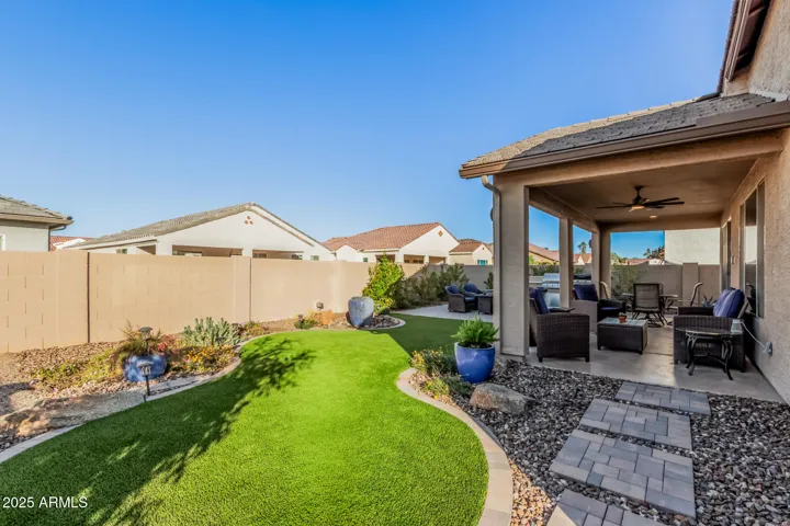 Large TURF area adds Green to the yard
