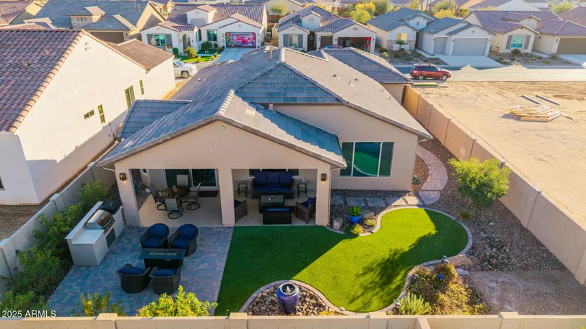 Nice Drone picture of backyard
