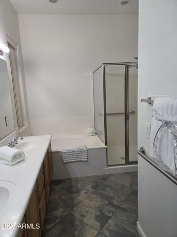 Master bath repainted cottage white