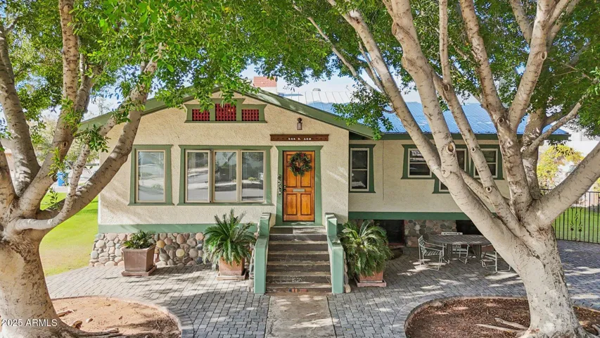 Craftsman bungalow on corner lot with two apartments