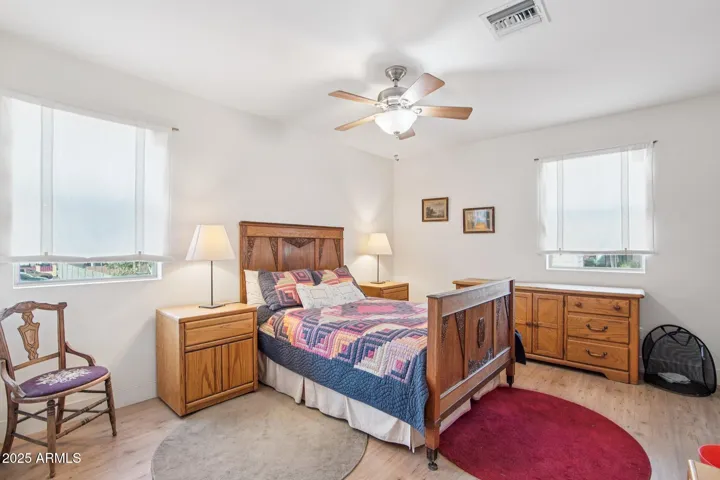 Large bedroom in the 2-bed unit