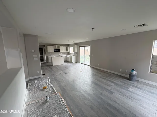 Family Room and Kitchen
