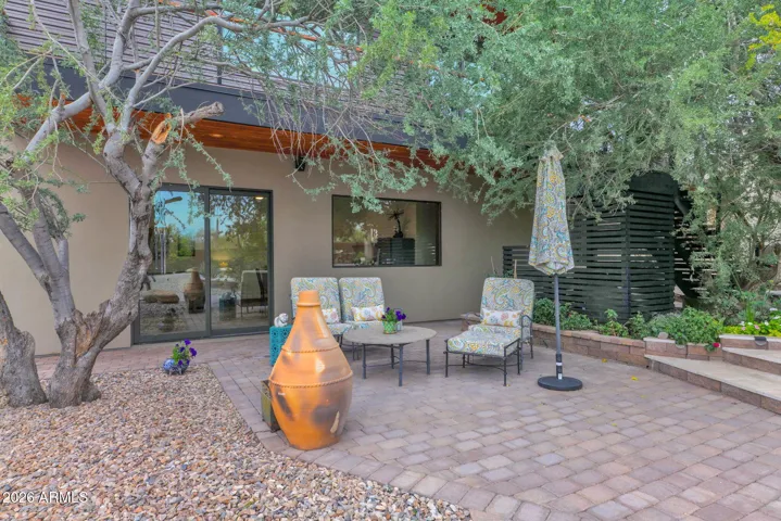 The Casita has its own Outdoor Space