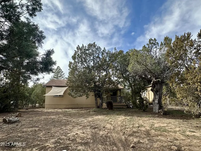 View Looking At Back of Home