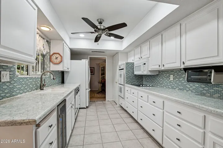 The kitchen.
