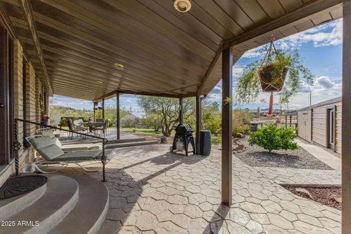 Covered patio