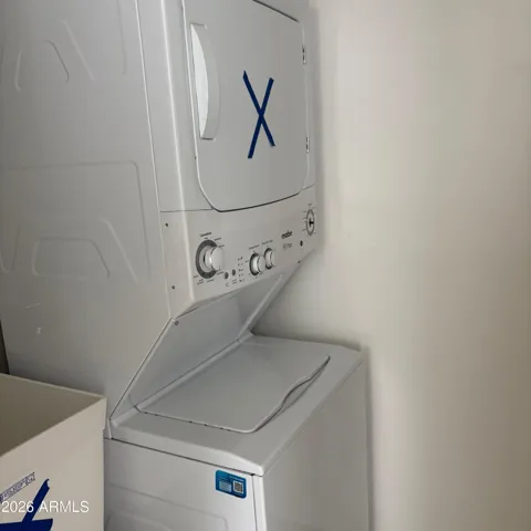 Stackable washer and dryer