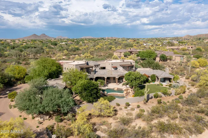 View to the north of the 11+ acres of HOA-owned open land to the north.