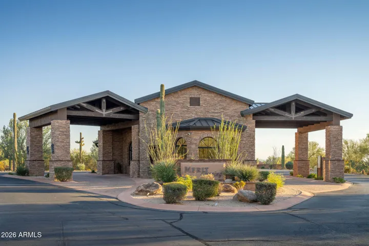Merit Crossing is a privately gated subdivision with 20 estate-scale in North Scottsdale. Neighboring Estancia and Troon North Golf course.