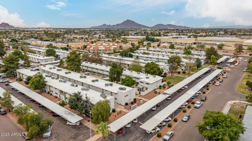 Nice community drone shot.
