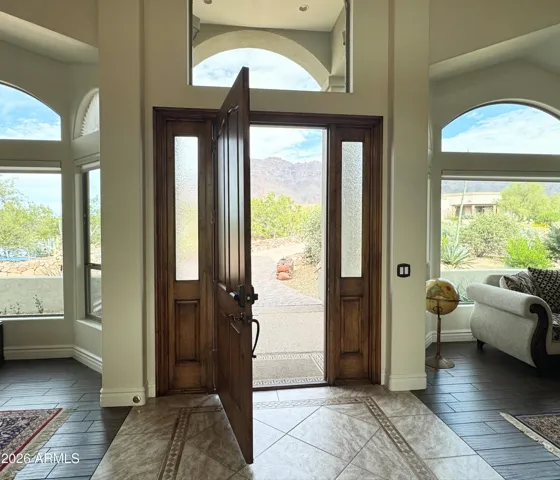 Meticulously maintained grounds designed to complement the desert setting