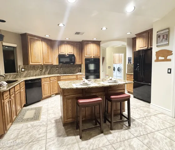 Spacious kitchen with open layout and opportunity to