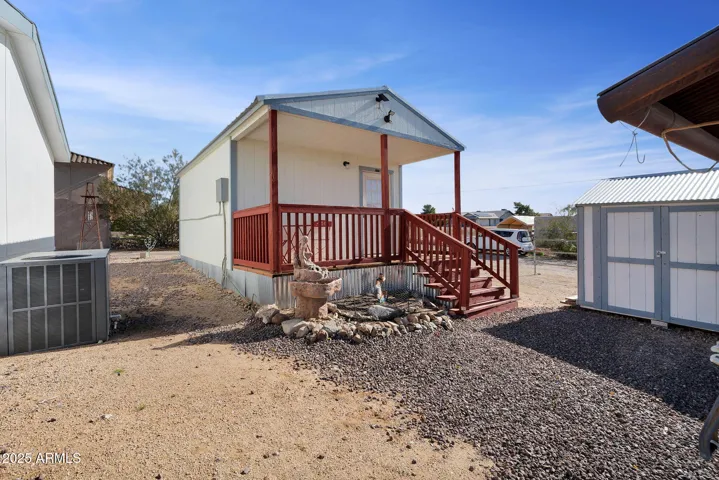 Casita and garden shed