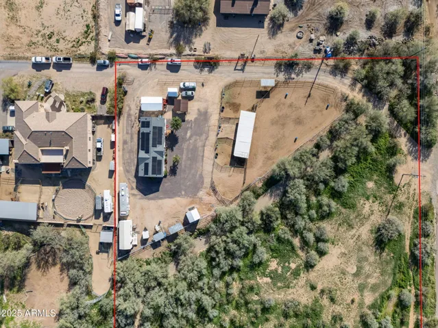 Aerial with lot lines