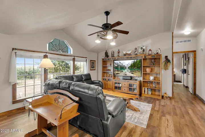Spacious living area with TONS of natural light