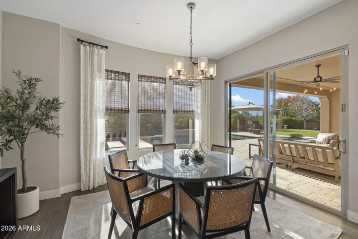 Surrounded by windows. This is the perfect place to have your morning coffee.