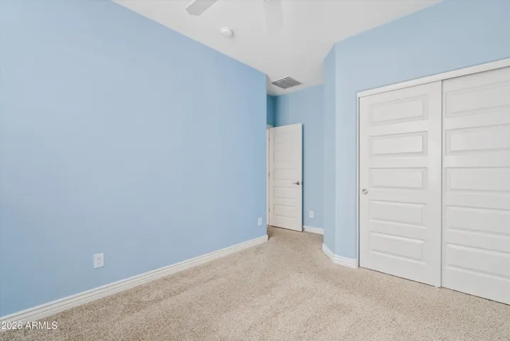 Another bedroom. Ceiling fan. Relaxing