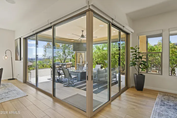 Full Rolling Glass Sliders w/ electronic shades