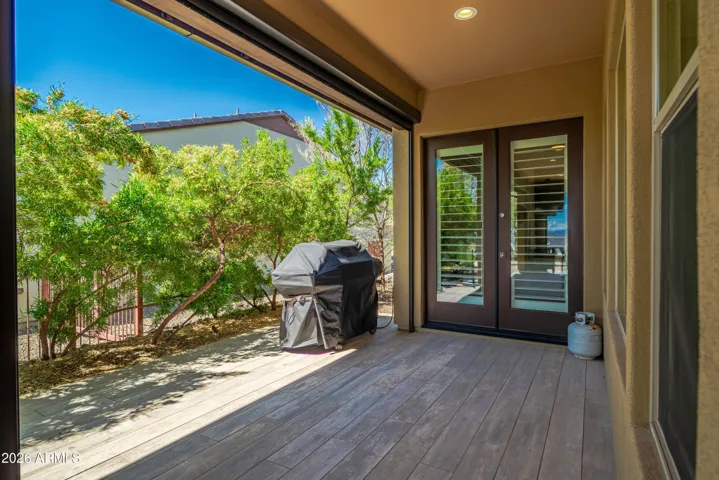Patio at 2nd BR walkout doors