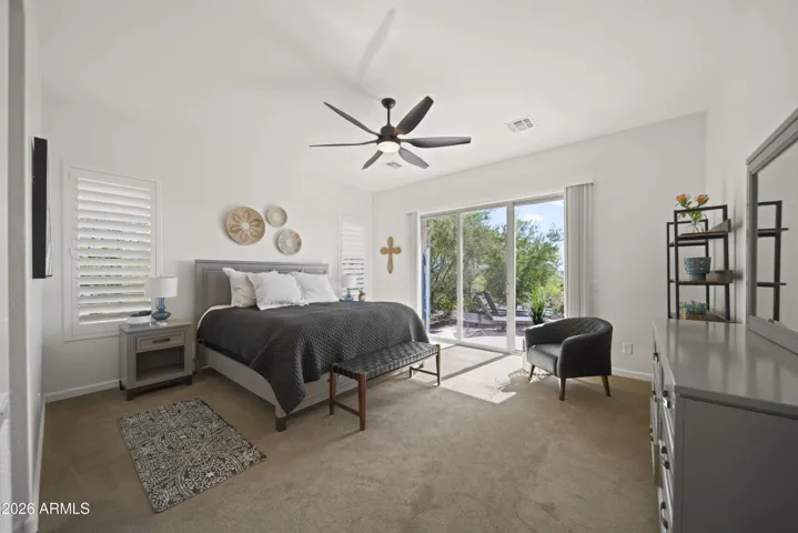 Master BR w/ Sliding Door to Patio