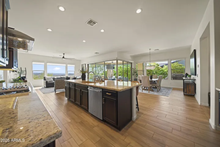 Kitchen View and Dining/Family Room