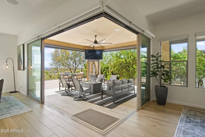 Full Rolling Glass Sliders w/ electronic shades