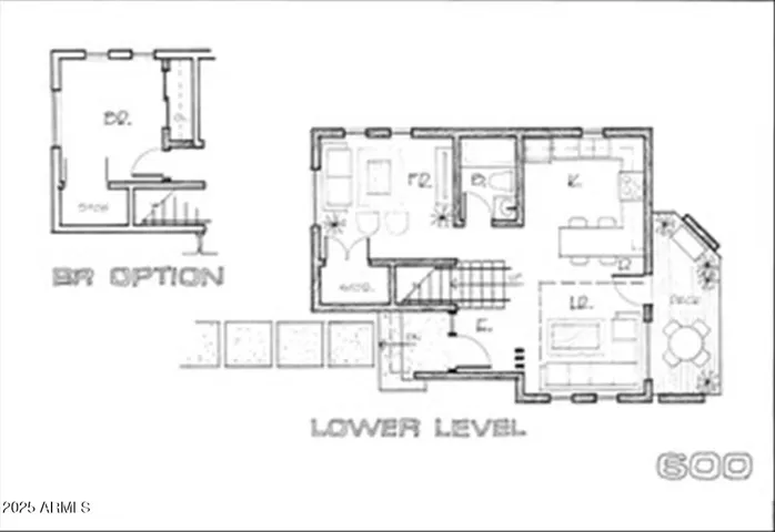 2 bedroom plan. Parcels 101-105 & 116-118.