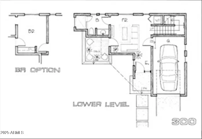 Garage 2 bedroom plan, Parcels 100, 107 & 108.