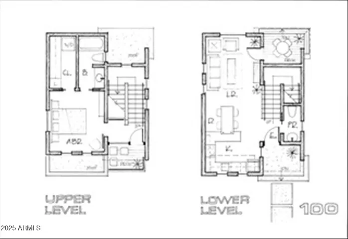 One bedroom floor plan. Parcels 119-126