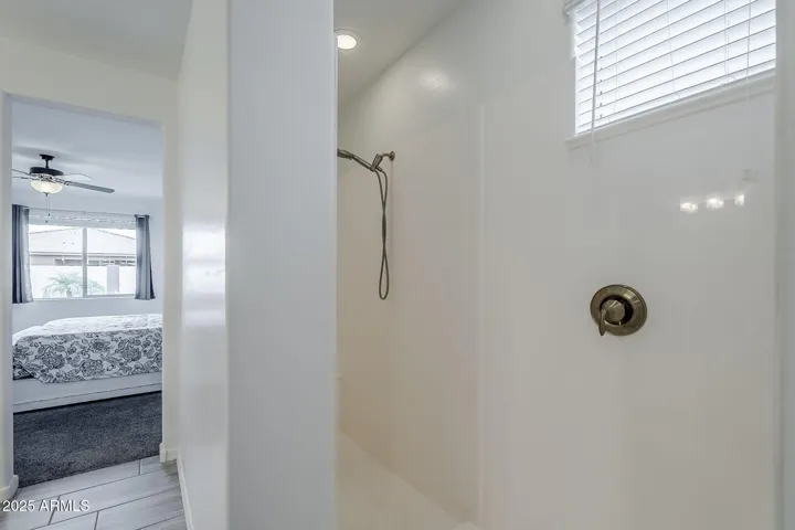 Owner's suite walk-in shower