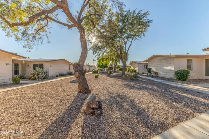 Entry courtyard area