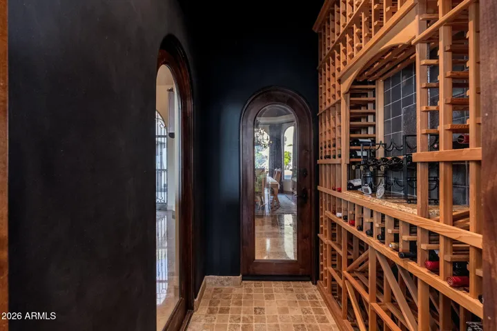 WINE ROOM BEHIND THE WET BAR