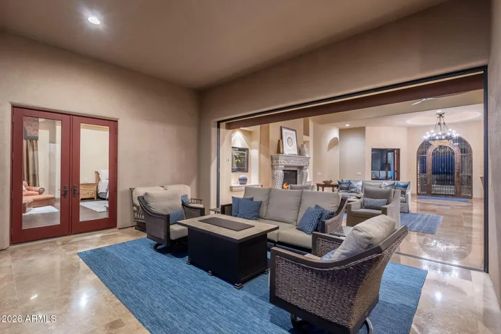 BALCONY ACCESS FROM FAMILY LIVING AND PRIMARY BEDROOM