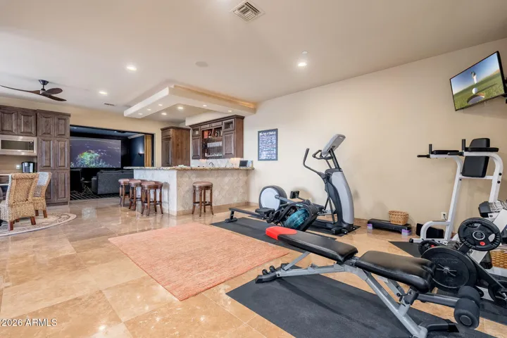 FLEX SPACE BEING USED AS A GYM