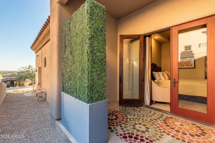 CHARMING LOWER LEVEL PATIO OFF OF GUEST BEDROOM