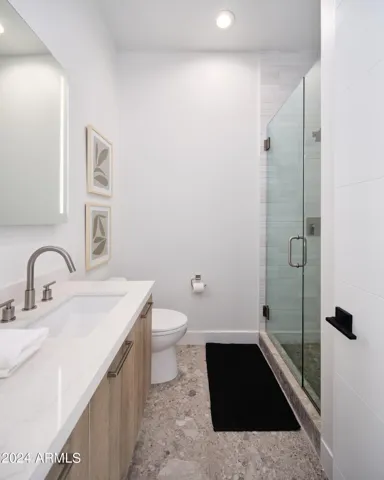 3rd Bathroom (3rd Bedroom en-suite) featuring a large stand-in shower.