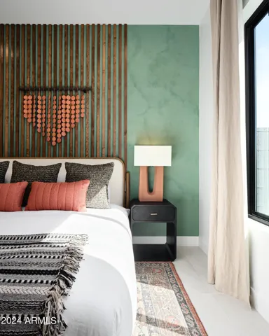 3rd Bedroom featuring a King Bed with a Smart TV, closet space, and an en-suite bathroom.