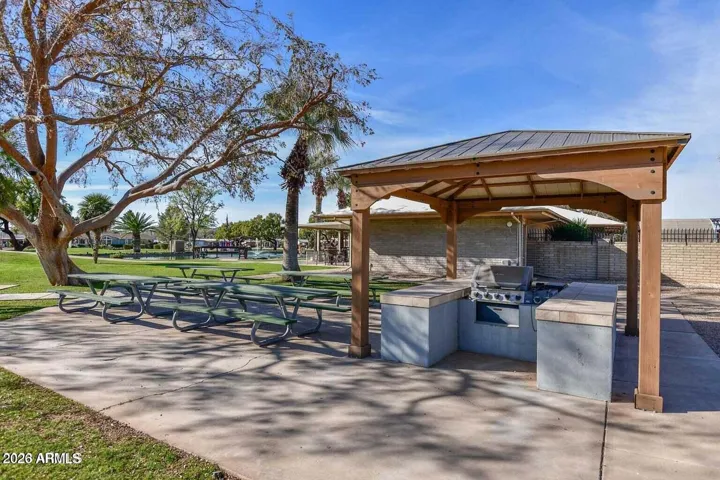 BBQ area of PLV