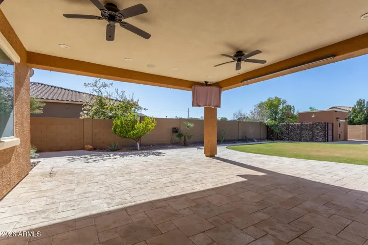 Covered patio