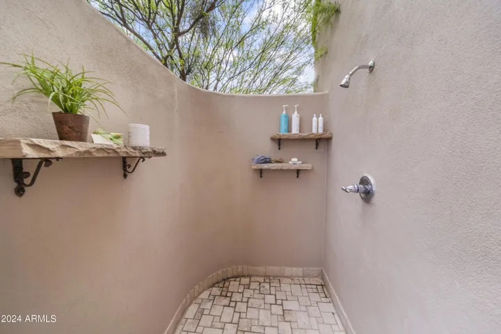 Private Patio & Outdoor Shower Off the Owner’s Suite